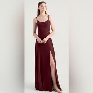 NWT Jenny Yoo Kiara Burgundy Bridesmaid dress